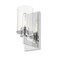 Z-Lite Savannah 1 Light Wall Sconce, Chrome & Clear 462-1S-CH - alternate 5